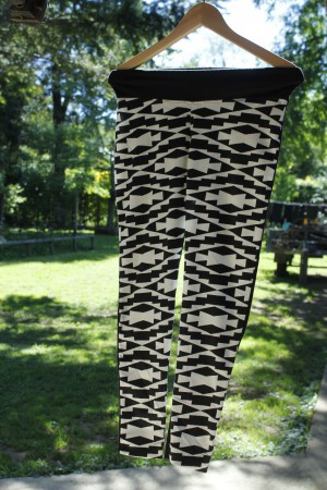 Leggins diseño geométrico T/U $12.000